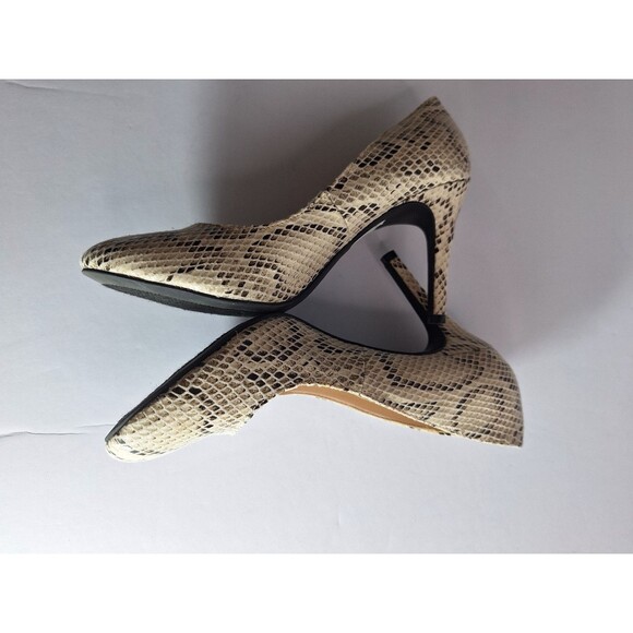 Women's Snake Print Stiletto Heels Pumps Sz 7 Mob Wife Career Office Business - Picture 7 of 9